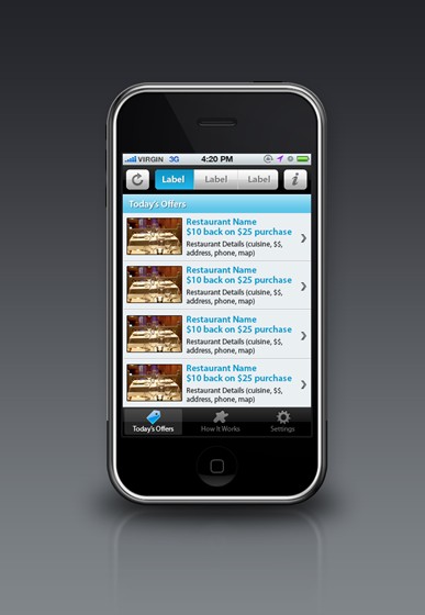 Design Samples: iPhone App